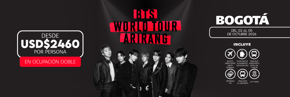 BTS en Bogotá del 2 al 5 de octubre 2026